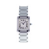 Montre d'occasion CARTIER Tank femme quartz bracelet acier - vue V1