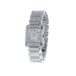Montre d'occasion CARTIER Tank femme quartz bracelet acier - vue D4