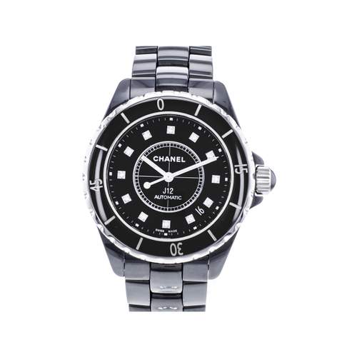 Montre d'occasion CHANEL J12 femme mouvement automatique certifié (cosc) bracelet céramique