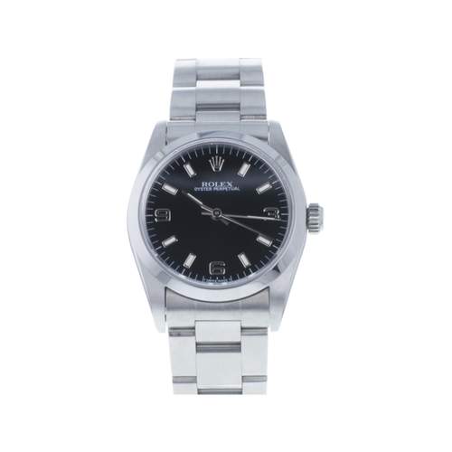 Used ROLEX Oyster Perpetual automatic ladies watch steel bracelet