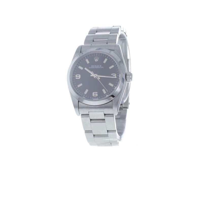 Montre d'occasion ROLEX Oyster Perpetual femme automatique bracelet acier - vue D4