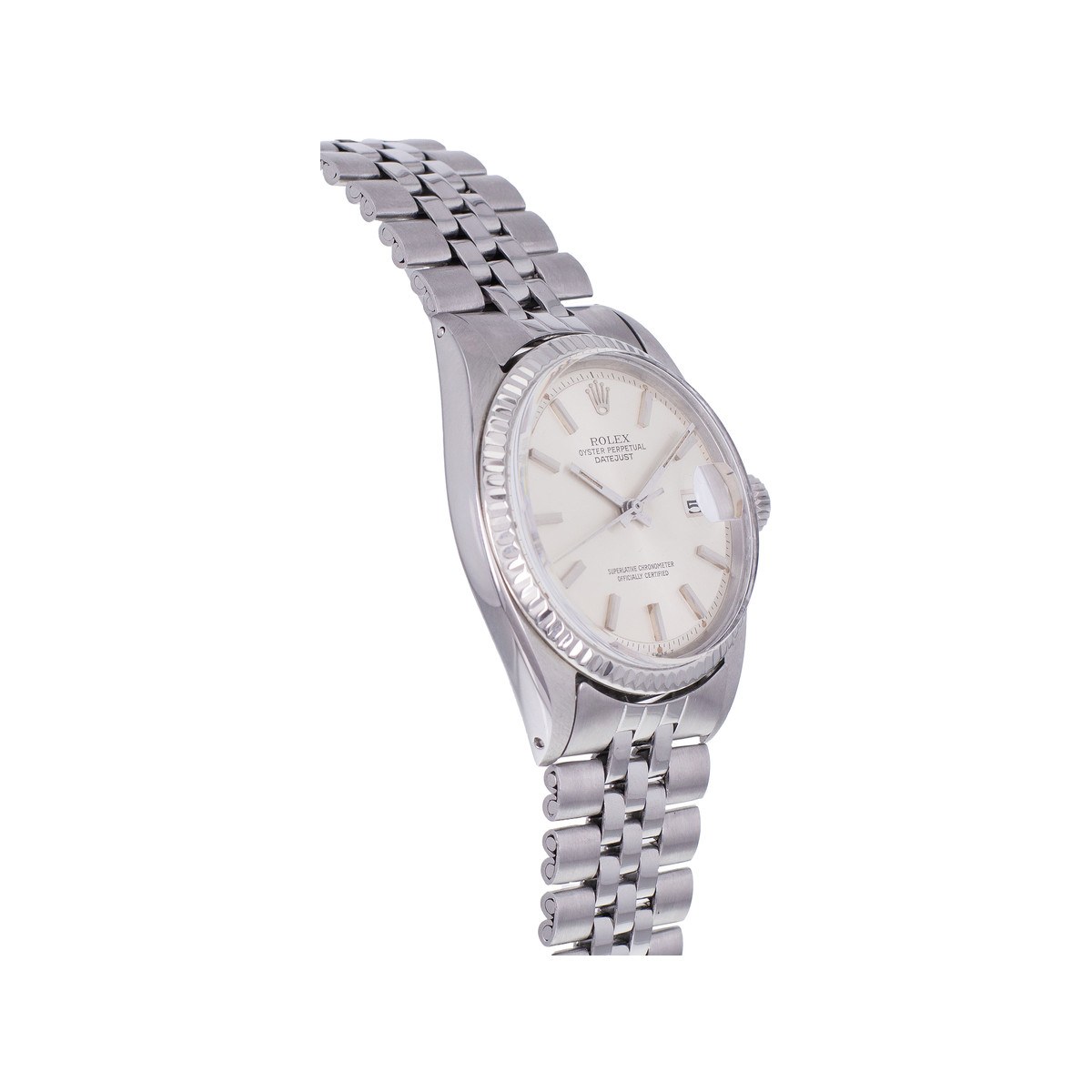 Montre d'occasion ROLEX DateJust homme mouvement automatique certifié (cosc) bracelet acier - vue 2