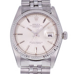 Montre d'occasion ROLEX DateJust homme mouvement automatique certifié (cosc) bracelet acier - vue D1