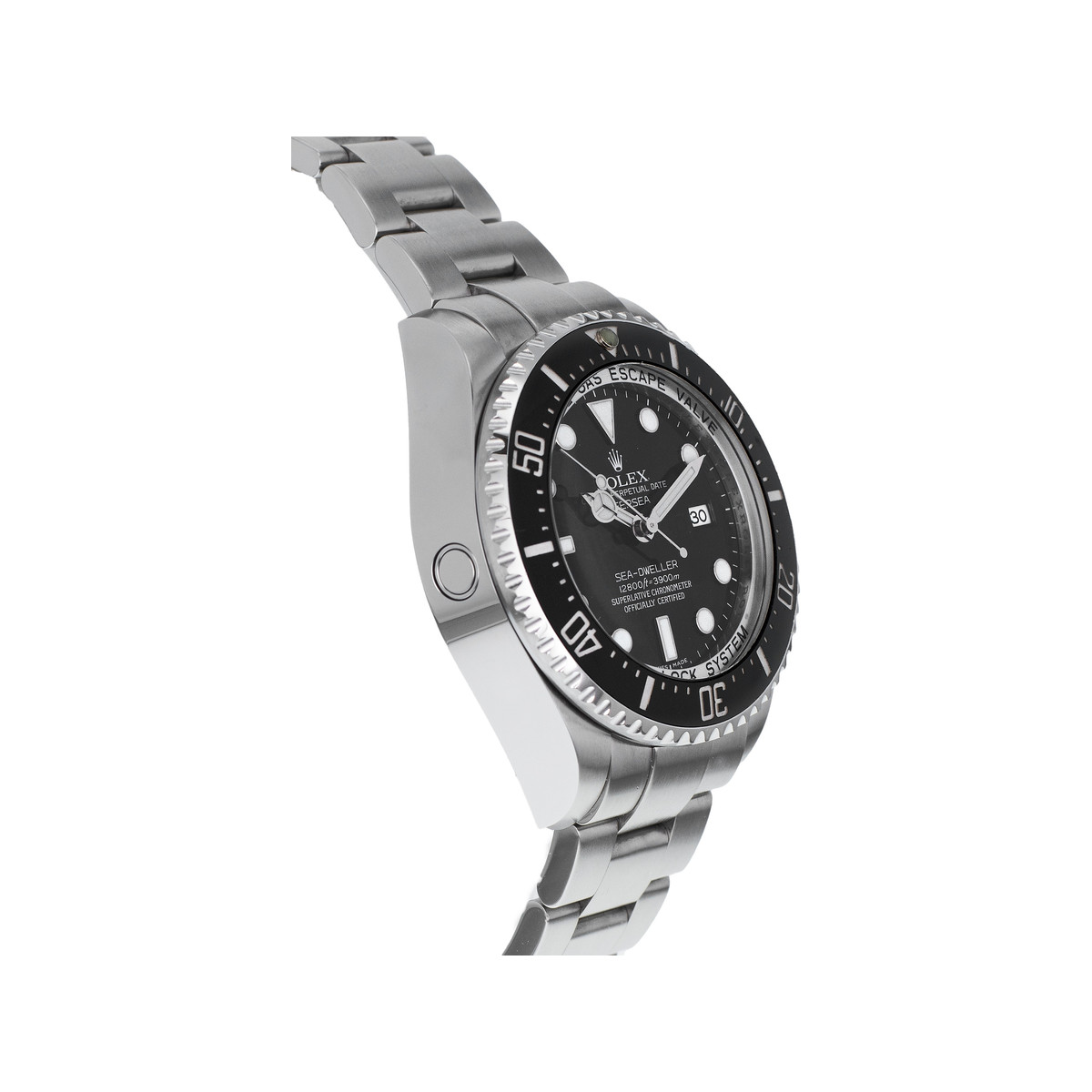 Montre d'occasion ROLEX Sea-Dweller homme mouvement automatique certifié (cosc) bracelet acier - vue 2