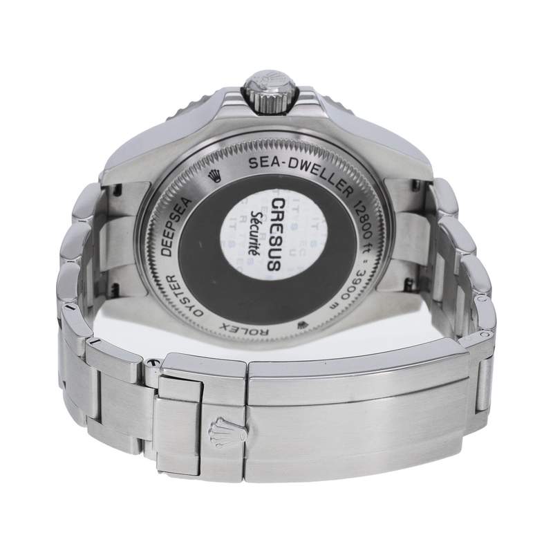 Montre d'occasion ROLEX Sea-Dweller homme mouvement automatique certifié (cosc) bracelet acier - vue 3