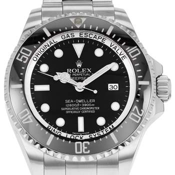 Montre d'occasion ROLEX Sea-Dweller homme mouvement automatique certifié (cosc) bracelet acier