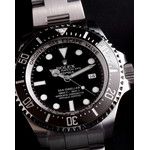 Montre d'occasion ROLEX Sea-Dweller homme mouvement automatique certifié (cosc) bracelet acier - vue D2
