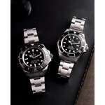 Montre d'occasion ROLEX Sea-Dweller homme mouvement automatique certifié (cosc) bracelet acier - vue D3