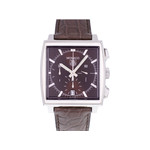 Montre d'occasion TAG HEUER Monaco homme automatique bracelet cuir d'origine - vue 1