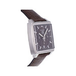 Montre d'occasion TAG HEUER Monaco homme automatique bracelet cuir d'origine - vue 2