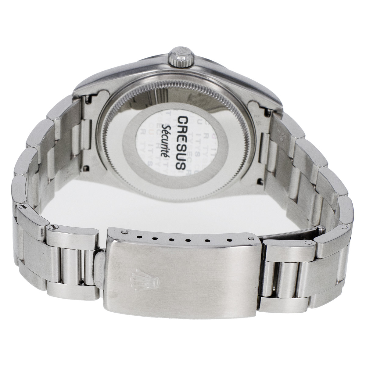 Montre d'occasion ROLEX Air King homme mouvement automatique certifié (cosc) bracelet acier - vue 3