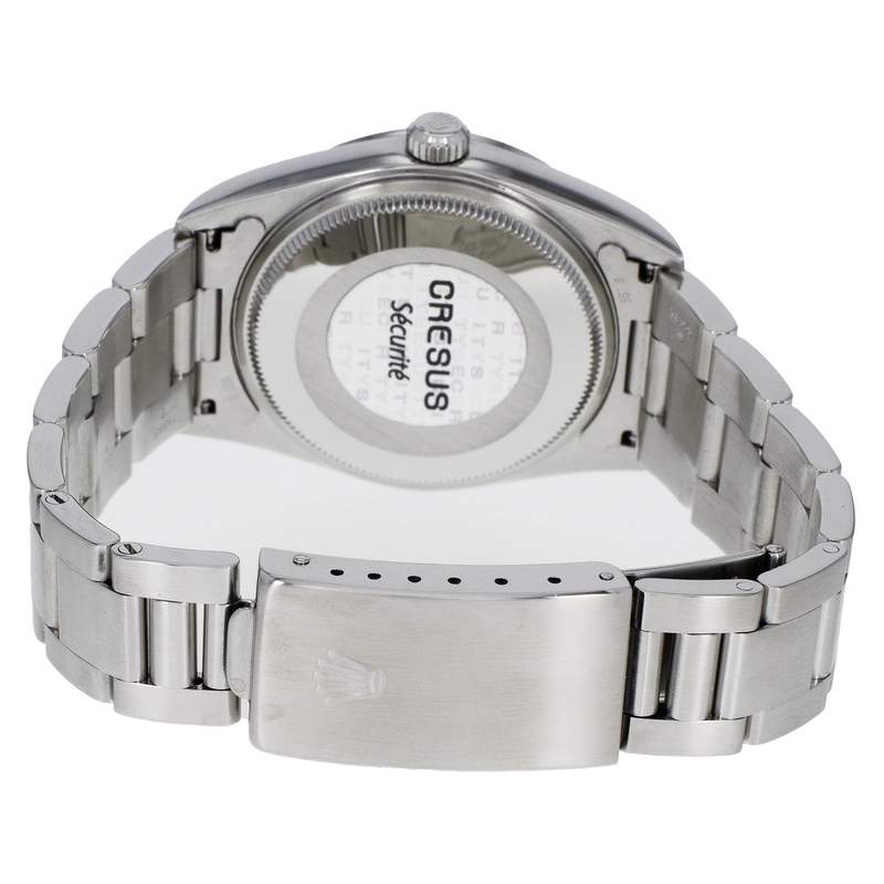 Montre d'occasion ROLEX Air King homme mouvement automatique certifié (cosc) bracelet acier - vue 3