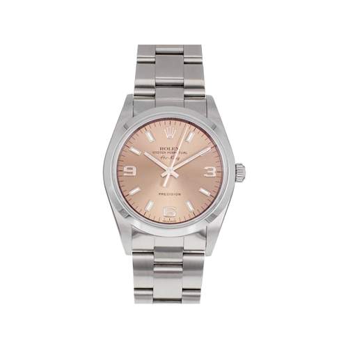Tweedehands horloge ROLEX Air King heren automatisch stalen armband
