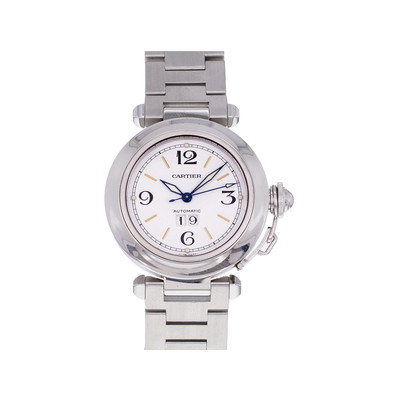 Montre d'occasion CARTIER Pasha mixte automatique bracelet acier - vue 1