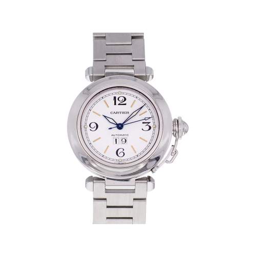 Montre d'occasion CARTIER Pasha mixte automatique bracelet acier