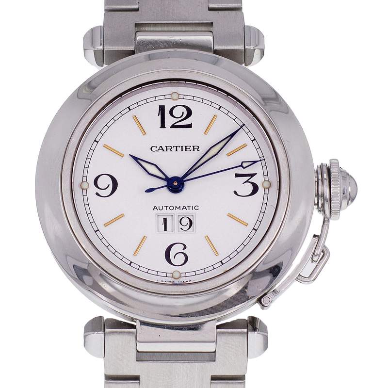 Montre d'occasion CARTIER Pasha mixte automatique bracelet acier - vue D1