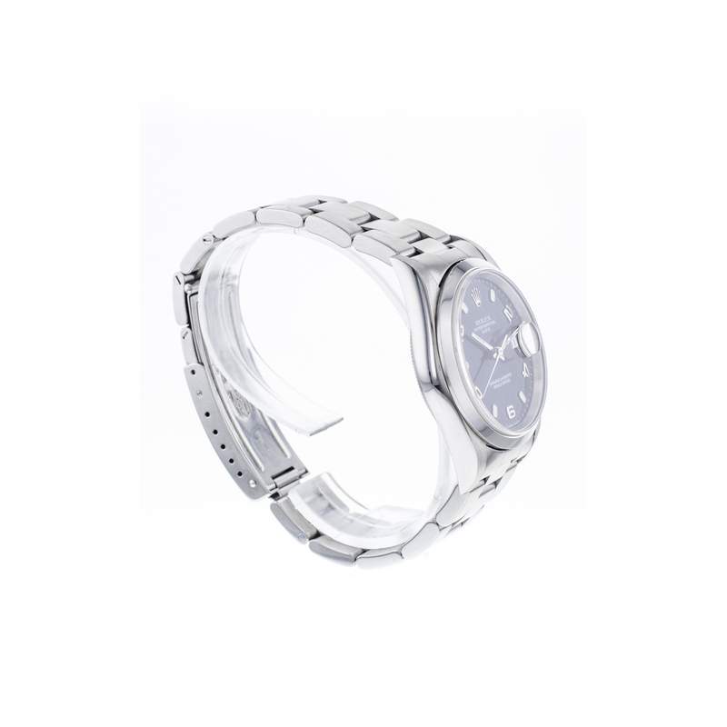 Montre d'occasion ROLEX Date mixte mouvement automatique certifié (cosc) bracelet acier - vue 2