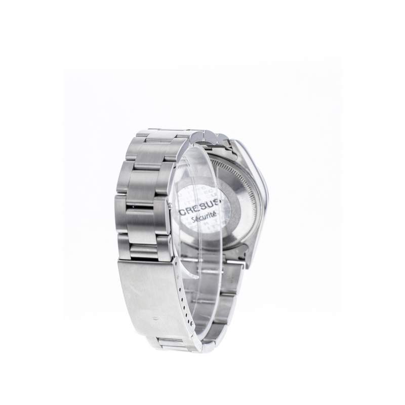 Montre d'occasion ROLEX Date mixte mouvement automatique certifié (cosc) bracelet acier - vue 3