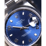 Montre d'occasion ROLEX Date mixte mouvement automatique certifié (cosc) bracelet acier - vue D2