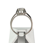 Bague d'occasion or 750 blanc diamants - vue 3