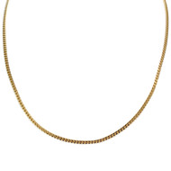 Chaîne d'occasion or 750 jaune maille gourmette 45 cm