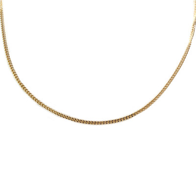 Chaîne d'occasion or 750 jaune maille gourmette 40 cm - vue 1