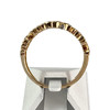 BAGUE d'occasion or 750 jaune diamants - vue V3