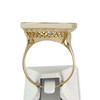 Bague d'occasion or 750 jaune porte pièce 'Napoléon III 10 francs 1864' - vue V3