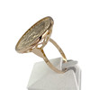Bague d'occasion or 750 jaune porte pièce 'République Française 20 francs 1911' - vue V2