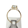 Bague d'occasion or 750 jaune aigue marine - vue V3
