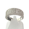 BAGUE d'occasion or 750 blanc diamants - vue V1