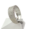 BAGUE d'occasion or 750 blanc diamants - vue V2