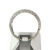 BAGUE d'occasion or 750 blanc diamants - vue V3