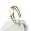 BAGUE d'occasion or 375 2 tons diamants - vue V2