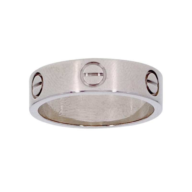Bague d'occasion CARTIER Love mixte or blanc 750/1000 - vue 1