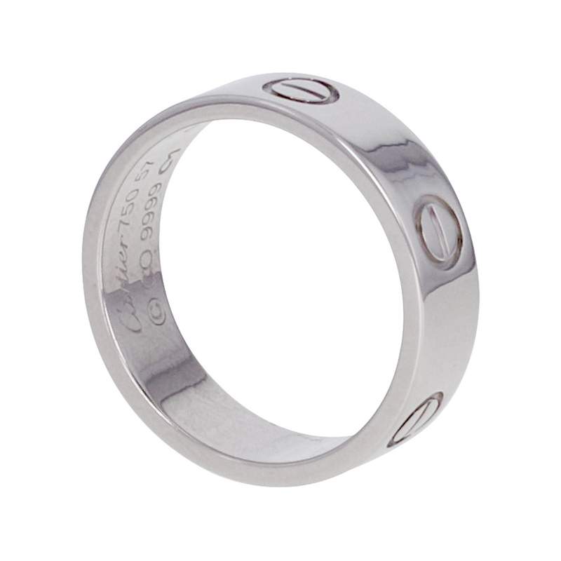 Bague d'occasion CARTIER Love mixte or blanc 750/1000 - vue 2