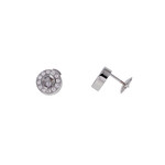 Boucles-oreilles d'occasion CHOPARD Happy Diamonds or blanc 750/1000 - vue 1