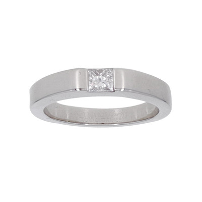 Bague d'occasion CARTIER Tank femme or blanc 750/1000 - vue 1