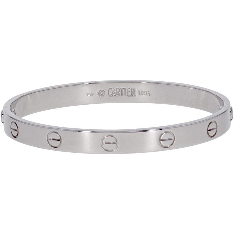 Bracelet d'occasion CARTIER Love mixte or blanc 750/1000 - vue 2