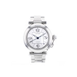 Montre d'occasion CARTIER Pasha femme automatique bracelet acier - vue 1