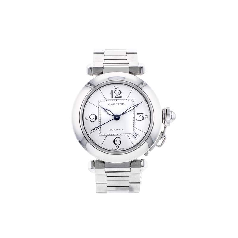Montre d'occasion CARTIER Pasha femme automatique bracelet acier - vue 1