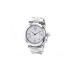 Montre d'occasion CARTIER Pasha femme automatique bracelet acier - vue D3