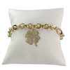 Bracelet d'occasion or 750 jaune saphir 19 cm - vue V1