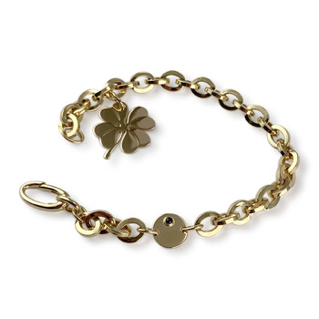 Bracelet d'occasion or 750 jaune saphir 19 cm