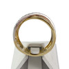 Bague d'occasion 3 ors 750 anneaux croisés diamants - vue V3