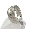 Bague d'occasion or 750 blanc diamant - vue V2