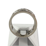 Bague Vesontio d'occasion or 750 blanc diamants - vue 3