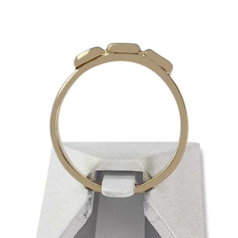 Bague d'occasion or 750 jaune diamant - vue 3