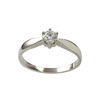 Bague d'occasion platine gris diamant - vue V1
