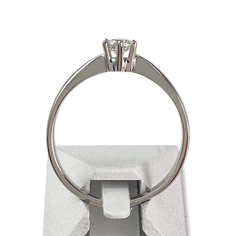 Bague d'occasion platine gris diamant - vue 3